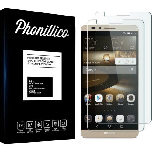 Verre Trempé Pour Huawei Mate 7 [Pack 2] Film Vitre Protection Ecran Ultra Resistant Phonillico®