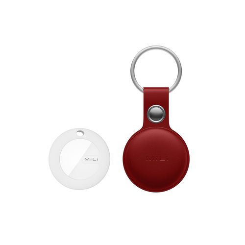 Hali-Power Mili Mitag - Balise Bluetooth Anti-Perte Pour Téléphone Portable, Tablette - Rouge