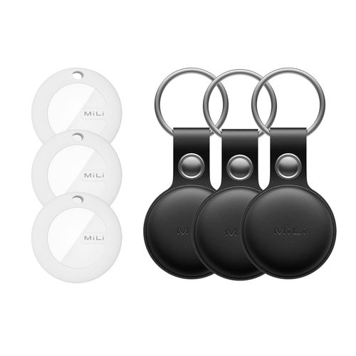 Hali-Power Mili Mitag - Balise Bluetooth Anti-Perte Pour Téléphone Portable, Tablette - Noir (Pack De 3)