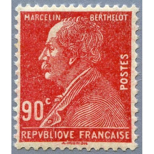 France 1927, Très Beau Timbre Neuf** Luxe Yvert 243, Centenaire De La Naissance De Marcelin Berthelot.