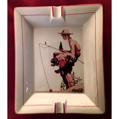 Cendrier Coca-Cola Motif Norman Rockwell