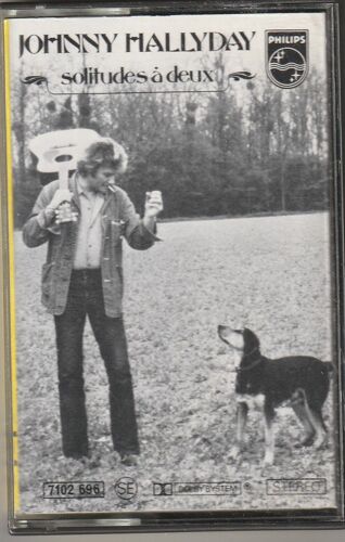 Rare K7 Audio Johnny Hallyday Solitudes À Deux Stereo Se Dolby System