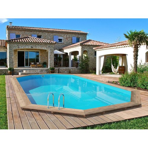 Piscine bois " Palma " - 7.57 x 4.07 x 1.31 m
