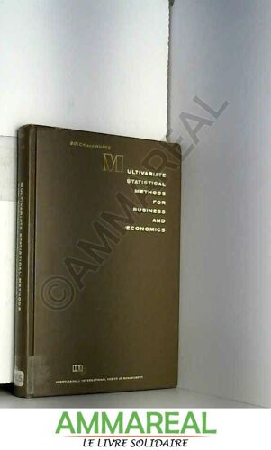 Multivariate Statistical Methods For Business And Economics