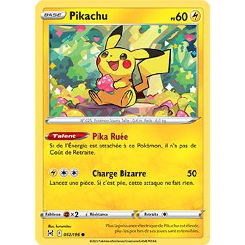 Pikachu - 052/196 - Origine Perdue