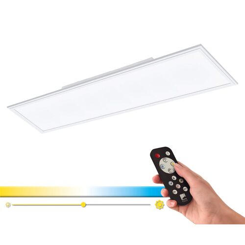 Salobrena Panneau Led Intégré Blanc 120x 30cm Cct, Télécommande Incluse