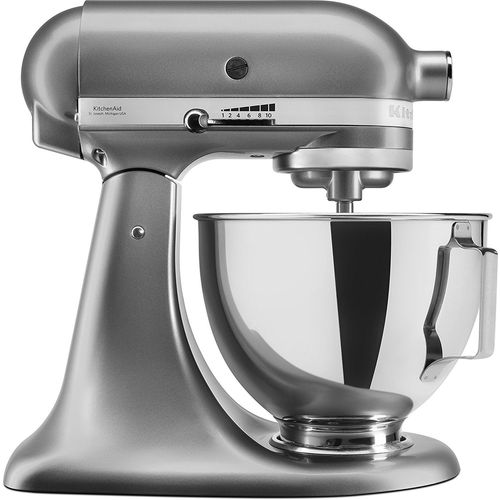 KitchenAid 5KSM95PSECU - Robot pâtissier - 300 Watt - contour argent