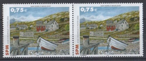 Bloc 2 Timbres France Saint-Pierre Et Miquelon 2004 Yvert Et Tellier N°811 Anse À Rodrigue Neuf** Gomme Intacte