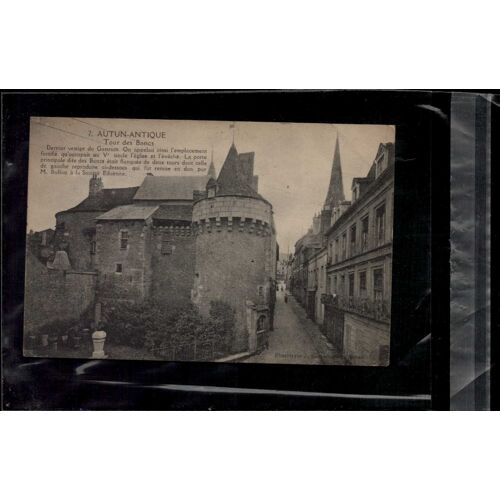 Carte Postale Autun Antique Tour Des Bancs En L'état Sur Les Photos