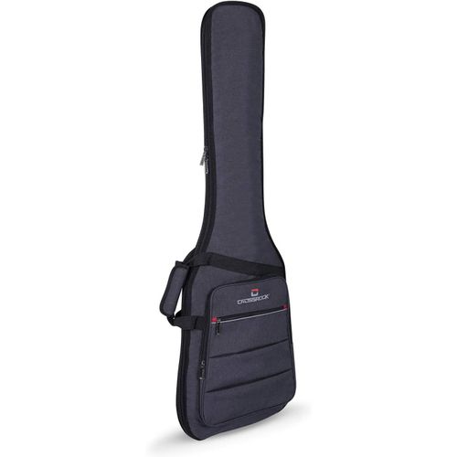 Housse Pour Guitare Basse Crsg107b, Rembourrage 10 Mm, Style Sac À Dos, Gris Foncé (Crsg107bgr)