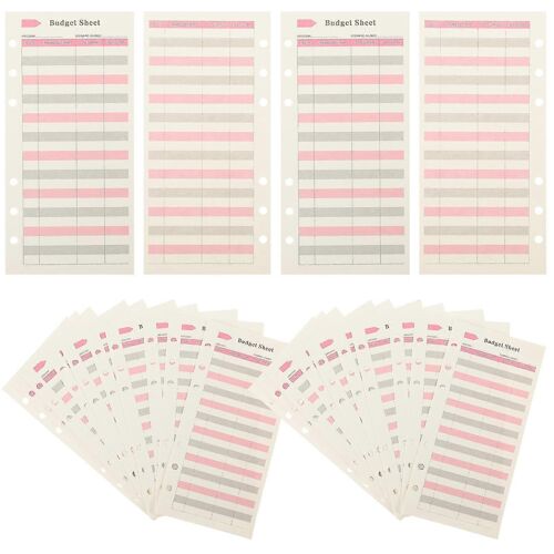36 Feuilles De Feuilles Budgétaires Quotidiennes Blocs-Notes Budgétaires Pratiques Documents Budgétaires Des Ménages Approvisionnement Budgétaire