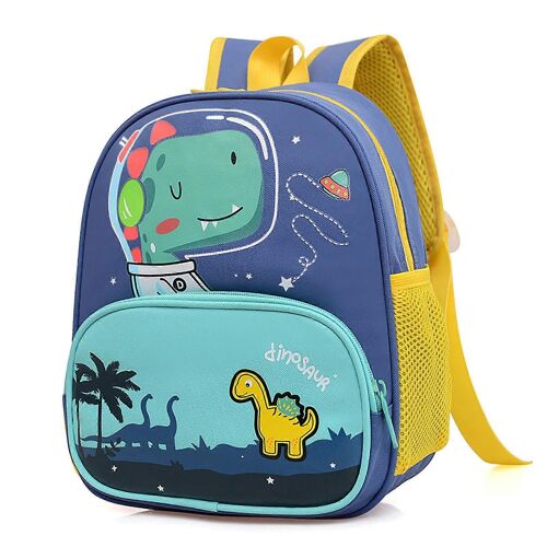 Sac à dos scolaire de dessin animé de couleur choquante pour les étudiants Sac à dos d¿école de grande capacité pour les voyages scolaires et les garderies