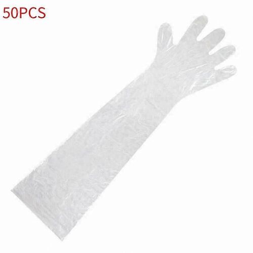 Long Arm pour les gants vétérinaires d'animaux de ferme Mouton Film jetable Cochon Chèvre 50pcs