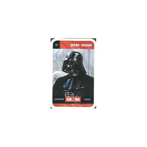 Carte N°10 Dark Vador, Star Wars, Leclerc 2018