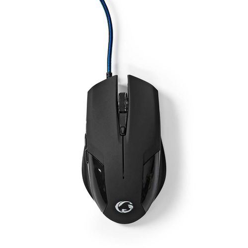Nedis Souris filaire Gamer GMWD110BK (Noir)