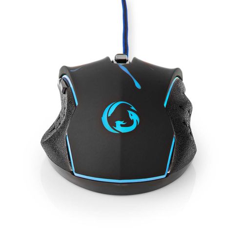 Nedis Souris filaire Gamer GMWD210BK (Noir)