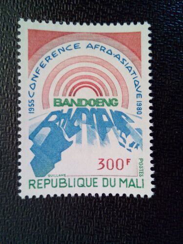 Timbre Mali Yt 386 25ème Anniversaire De La Conférence Afro-Asiatique À Bandung 1980