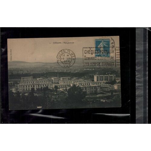 Carte Postale Toulon 83 - Immeubles Vue Générale Edition Bourdont N° 5 En L'état Sur Les Photos