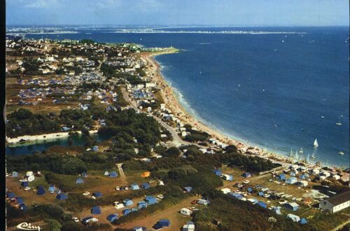 Carte Postale De Larmor-Plage (Morbihan) Vue Aérienne, Le Camping
