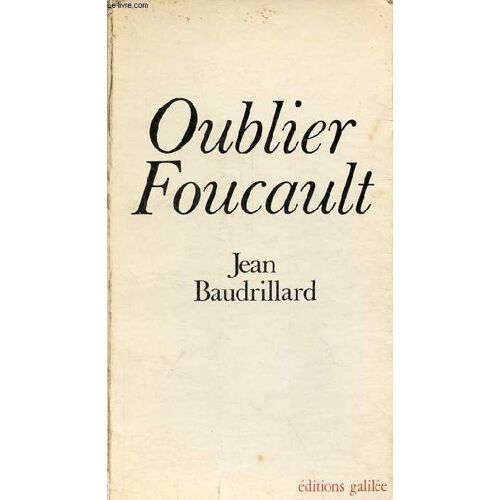 Oublier Foucault