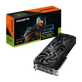 GIGABYTE GeForce RTX 5080 WINDFORCE OC SFF 16G Carte Graphique - 16 Go GDDR7, 256 bits, PCI-E 5.0, 2670MHz Fréquence du Coeur, 3 x DP 2.1a, 1 x HDMI 2.1b, GV-N5080WF3OC-16GD