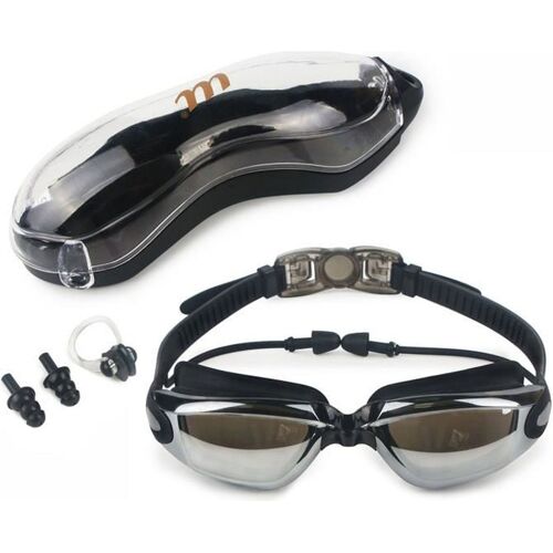 Unisex Lunette De Natation Piscine Anti-Uv Brume Waterproof Réglable Lunette Goggle