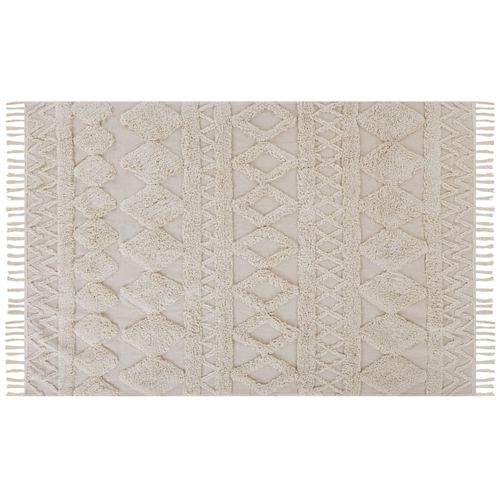 Tapis En Coton Beige 140 X 200 Cm Didim