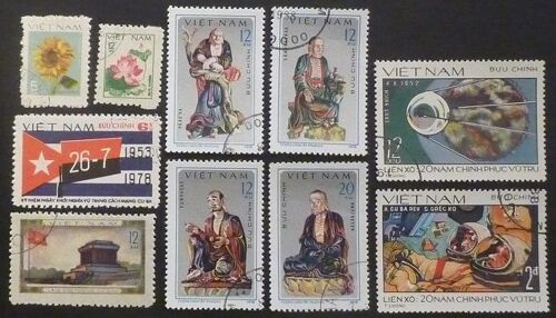 Viet Nam Oblitéré Lot De 10 Timbres De 1978 (Divers)