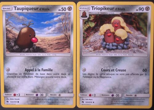 Tonnerre Perdu - Taupiqueur (122) + Triopikeur (123/214)