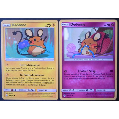 Tonnerre Perdu - Dedenne (84) + Dedenne (142/214)