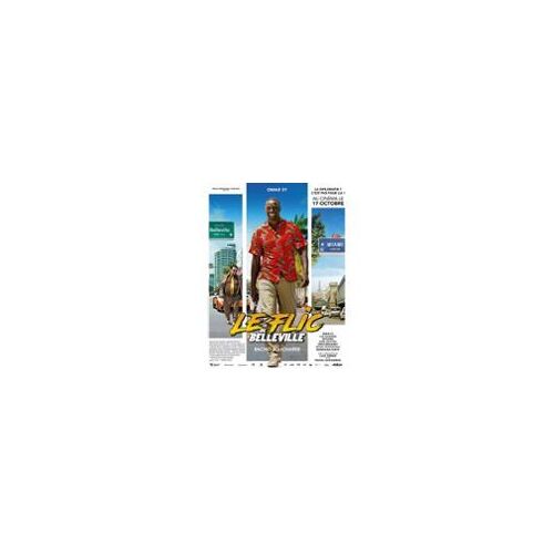 Le Flic De Belleville - Rachid Bouchareb - Omar Sy - Luis Guzman - 2018 - Affiche De Cinéma Pliée 40x60 Cm