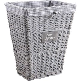 Panier à Linge Home En Osier Et Coton