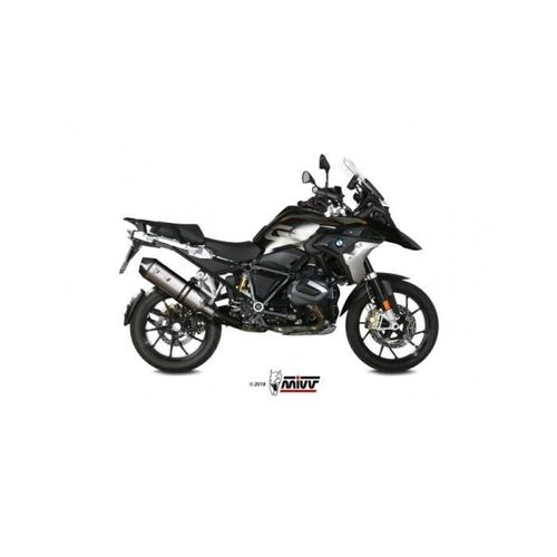 Silencieux Mivv Speed Edge Inox/Casquette Carbone Bmw R1250gs