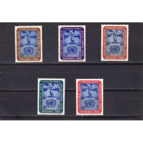 Timbres-Poste Du Togo (Journée Des Nations Unies)