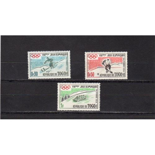 Timbres-Poste Du Togo (Jeux Olympiques DHiver À Squaw Valley)