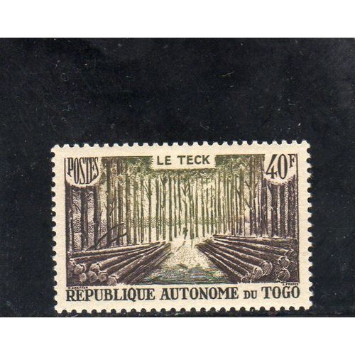 Timbre-Poste Du Togo (Exploitation Du Teck)