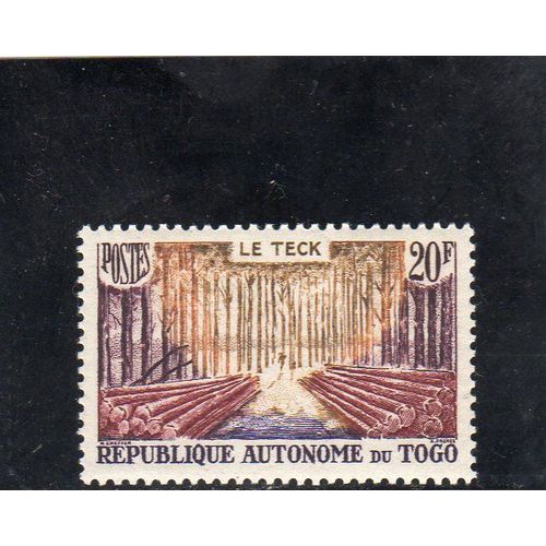 Timbre-Poste Du Togo (Exploitation Du Teck)