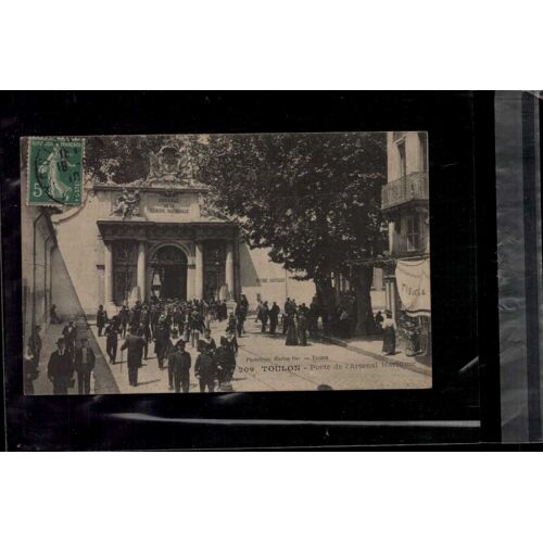 Carte Postale Toulon Porte De L Arsenal Maritime En L'état Sur Les Photos