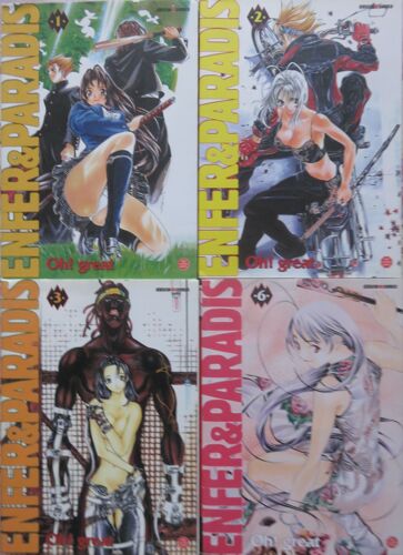 Manga - Enfer & Paradis - 4 Volumes N°1-2-3 Et 6