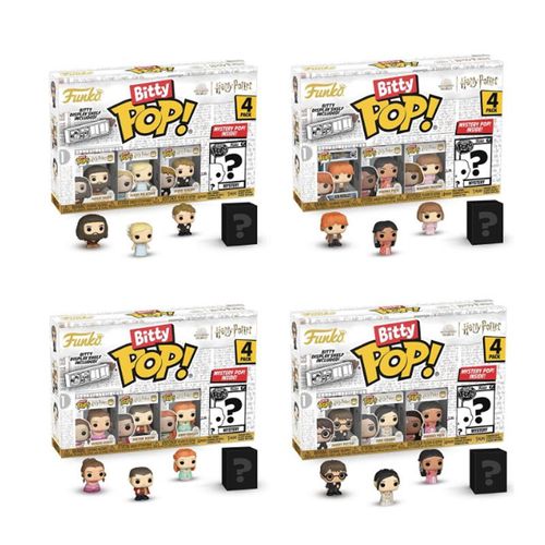 Figurine Funko Asst Bitty Pop 4pk - Harry Potter - 12pc Pdq