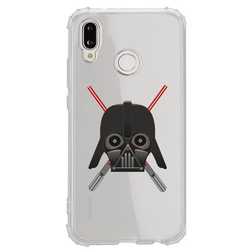 Coque Souple Pour Huawei P20 Lite Avec Impression Motifs Dark Et Sabres Lasers
