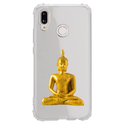 Coque souple pour Huawei P20 Lite avec impression Motifs bouddha or