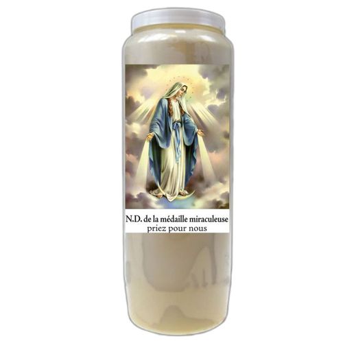 Bougie vierge miraculeuse neuvaine