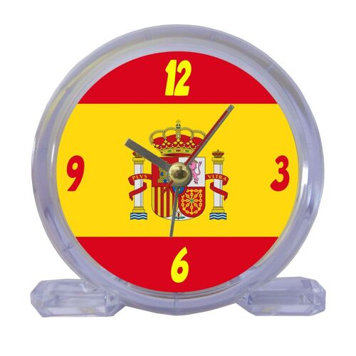Petit réveil Drapeau Espagnol by Cbkreation