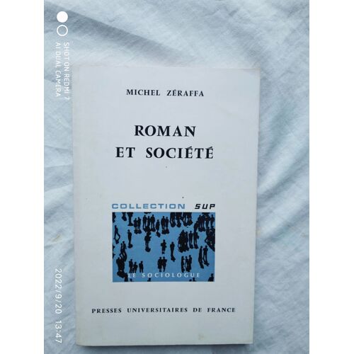 Michel Zéraffa, Roman Et Société, Presses Universitaires De France, Coll Sup, 1971