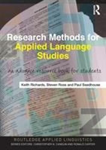 Research Methods For Applied Language Studies