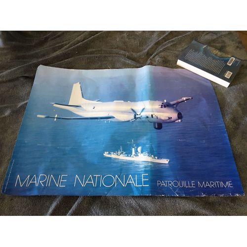 Affiche De La Marine Nationale-Patrouille Maritime