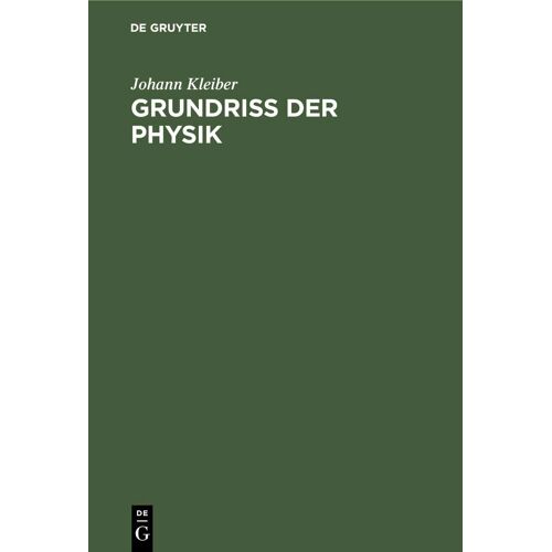 Grundriss Der Physik