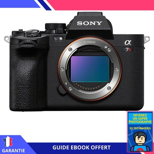 Sony A7R V boï¿½tier nu + Ebook ""Devenez Un Super Photographe"" - Appareil hybride Sony