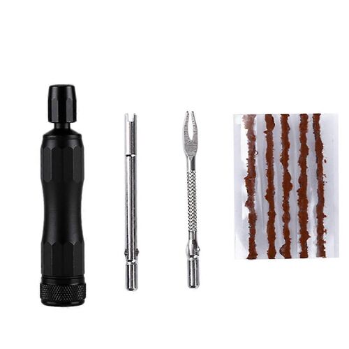 Le Kit D'outils De Réparation De Pneus De Vélo Comprend Des Bandes De Caoutchouc Vulcanisé À Aiguille De Dégonflage De Fichier Pour Vélo De Route De Montagne